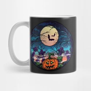 Spooky Halloween Pumpkin Mug